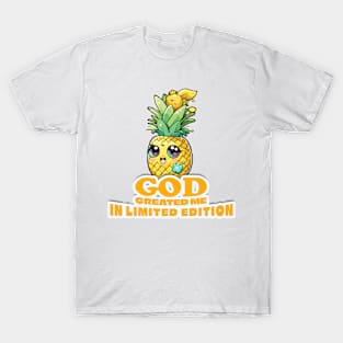 funny cute ananas themed graphic design ironpalette T-Shirt